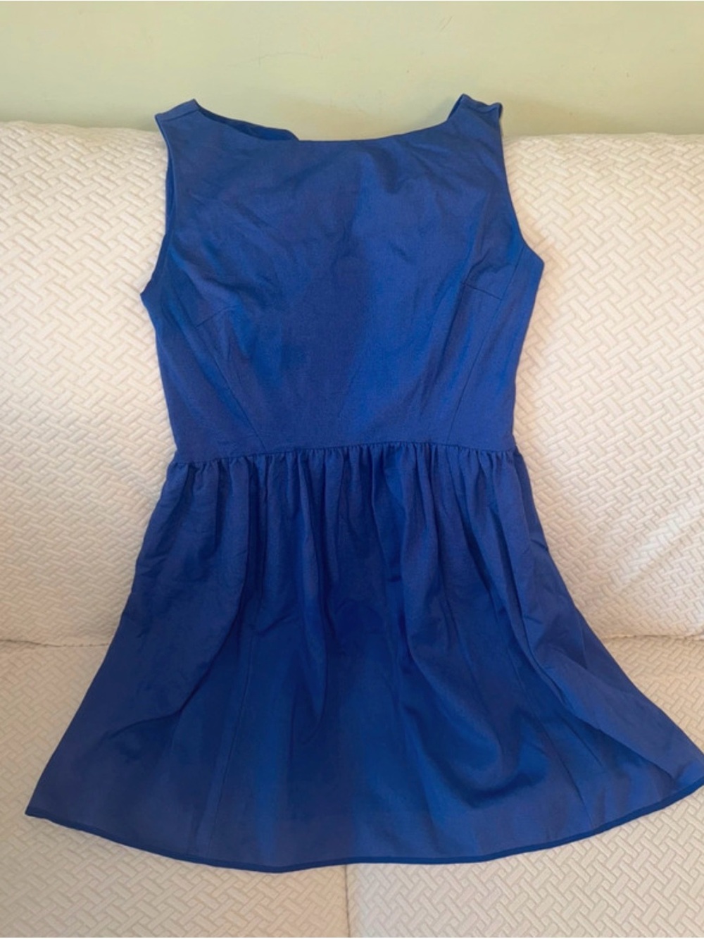 Kate Spade Blue Bow Back Fit & Flare Dress Size 4